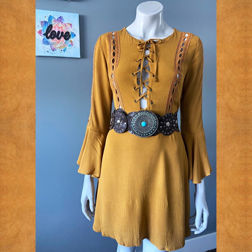 🌞Divinas Bohemian Skater Dress